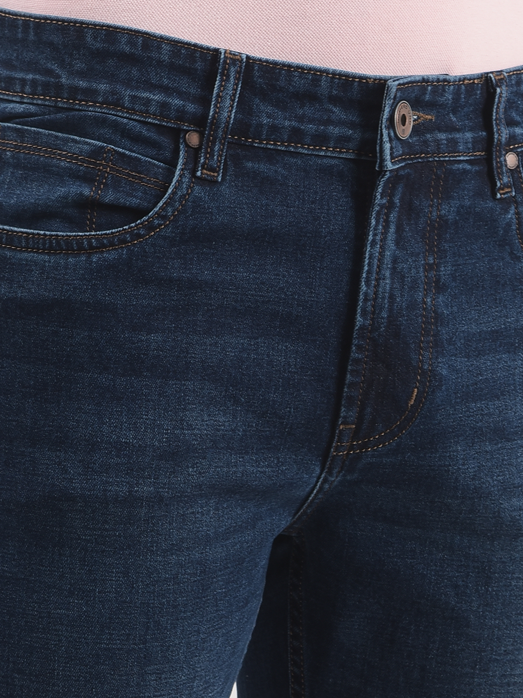 Numero Uno Men Solid Dark Blue Jeans